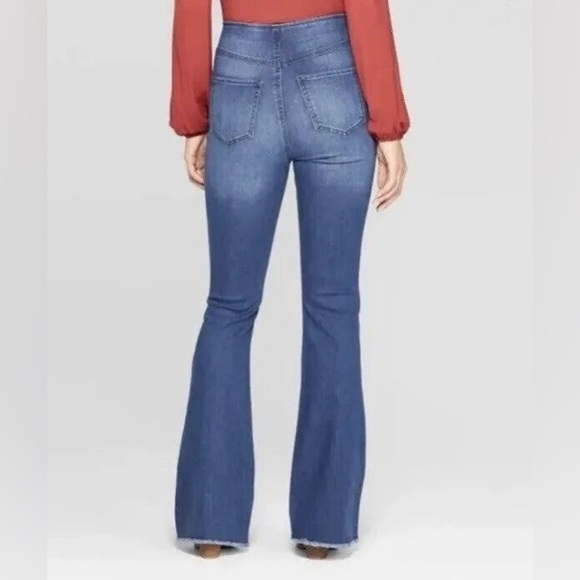 Know Rose Pull On Flare Jeans - Picture 2 of 7